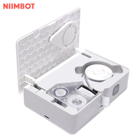 NiiMbot B18 Mini imprimante d'étiquettes à transfert thermique, Portable, sans fil, code à barres, ruban couleur intelligent