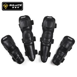 Sulaite - Protectores de Codo y Rodilla Negros con Absorción de Impactos para Adultos, Equipo de Protección Deportiva para Exteriores - Product Image 1