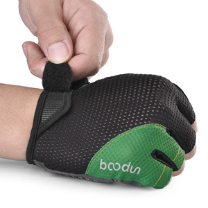 Spring Summer Cycling Gloves <b>Half</b> Finger Shock Absorbing Anti <b>Slip</b> Thickened Silicone Wear Resistant Bicycle Gloves - Product Image 2