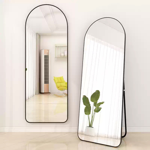 All'ingrosso il moderno telaio ad arco in lega di alluminio è posto sullo specchio <span class=keywords><strong>a</strong></span> <span class=keywords><strong>terra</strong></span> per uso decorativo - Product Image 5