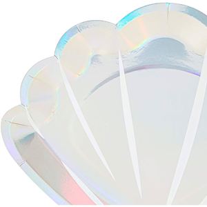 Platos Desechables de Papel con Diseño Holográfico de 9 Pulgadas, Estilo Moderno, Decoraciones para Fiestas Temáticas, Cumpleaños y Días Festivos, Gran Venta - Product Image 3