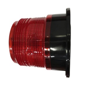 Lampe de signalisation de sécurité routière à LED rouge clignotante, fixation magnétique, IP65, matériau PC, 220V - Product Image 1