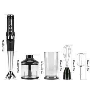 Batidora de mano inalámbrica portátil de acero inoxidable con gancho amasador de ángulo ajustable 90/135/180, 21 velocidades, precio económico - Product Image 3