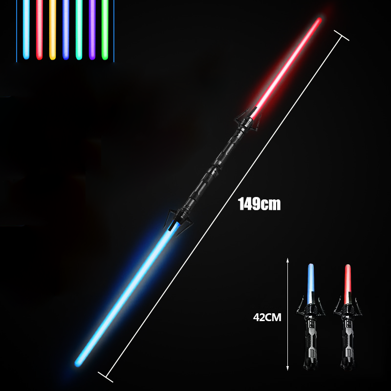 Épée double combinée colorée télescopique [149 cm]