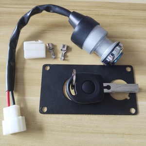 Interruptor de encendido para carrito de golf con llaves y arnés de cableado, placa de montaje de plástico negro incluida - Product Image 2
