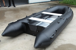 Bateau pneumatique gonflable RIB pour 4 personnes, 3,3 m (10,8 pieds), avec plancher en alliage d'aluminium 330, en PVC, à vendre - Product Image 5