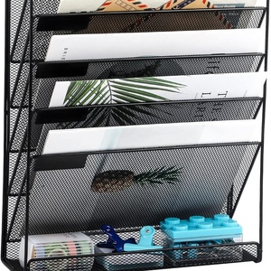 Mesh 6 Tier Hanging Folder Organizer Wand datei Organizer Paper Organizer Office Organisation und Lager regal - Product Image 4