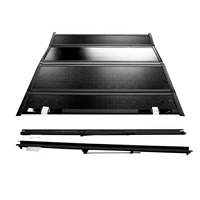 Couverture de benne de camion pliable en aluminium 4x4, rigide, à trois plis, pour Hilux Tacoma Silverado F150 Ranger