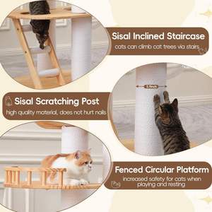 <span class=keywords><strong>2025</strong></span> Design unico di moda <span class=keywords><strong>Cat</strong></span> spazio capsula letto nuovo Bambooply casa gatto albero per gatti Bantam materiale di legno cartone di imballaggio - Product Image 4