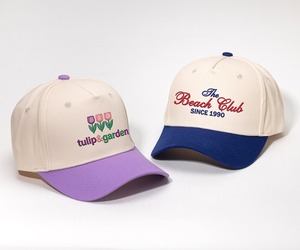 Gorra de Lona Dobby Estilo Dad Hat, Bicolor, con Logotipo Bordado, 5 Paneles, Ajustable, Transpirable, Impermeable, Deportiva, Unisex, Retro, Vintage - Product Image 4