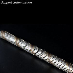 Đục lỗ ống xoắn ốc ống kim loại xốp Ống Lưới dầu cát kiểm soát ống kim loại đục lỗ lọc lõi xương - Product Image 5