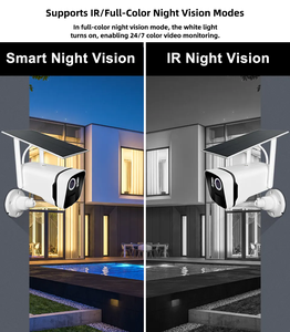 กล้องวงจรปิดระบบ WiFi ความละเอียด 4MP HD สำหรับภายนอกอาคาร ชุด NVR พร้อมระบบตรวจจับความเคลื่อนไหว กันน้ำ IP66 กล้องรักษาความปลอดภัยแบบโซลาร์เซลล์ เชื่อมต่อเครือข่าย - Product Image 3