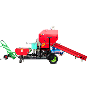 Machine d'emballage rétractable d'herbe à moteur diesel Mini presse à balles d'emballage d'ensilage de foin à vendre - Product Image 2