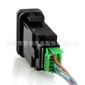 สวิตช์ไฟตัดหมอกหน้าโตโยต้า NT-P-2030 12V หลอดฮาโลเจนสีดำ อุปกรณ์เสริมรถยนต์ - Product Image 2