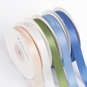 Beste Qualität New Fashion Farbe Double Face Seide Satin band 1/2 "Zoll 12mm Bandro lle 100Yards/Rolle für Geschenk box Verpackung - Product Image 2