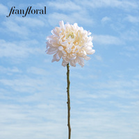 FONG IAN Vente chaude Chrysanthème artificiel de haute qualité en plastique réaliste Fleur moderne Pièce maîtresse de table Saint-Valentin