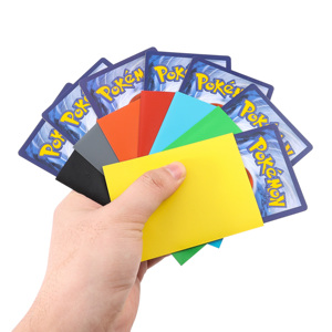 Lot de <span class=keywords><strong>50</strong></span> protège-cartes souples standard pour cartes à collectionner, ajustement parfait, protection optimale - Product Image 2