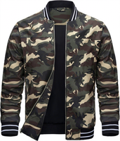 Veste universitaire en daim vert pour homme, personnalisable avec logo imprimé, lettres brodées sur le devant, col montant, coupe décontractée, automne, vente en gros