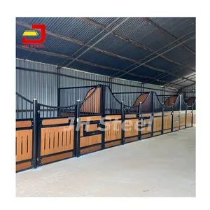 Elegant Durable Anti-rust Powder Coating Galvanized Pipe Ranch Horse Stall Stables Front Panels