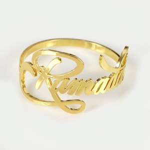 Anillos de Servilleta de Metal Duraderos y Ecológicos de Lujo, Letras de Hierro, Diseños de Mariposas y Flores, Decoraciones de Escritorio para Bodas y Fiestas - Product Image 4