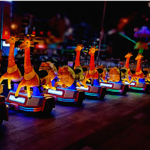 Parc sportif frais de charge commercial batterie balançoire voiture pare-chocs voiture <span class=keywords><strong>petit</strong></span> train électrique - Product Image 3