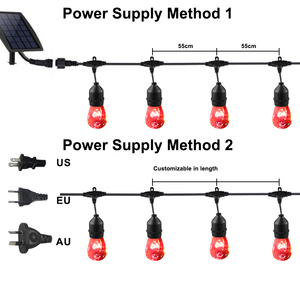 สายไฟ <span class=keywords><strong>LED</strong></span> รูปหยดน้ำสำหรับภายนอกอาคาร พร้อมปลั๊ก EU สำหรับเทศกาล - Product Image 3