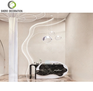 Meubles de parfumerie de haute qualité, présentoirs à parfums en marbre de luxe sur mesure pour la décoration intérieure des boutiques de parfums - Product Image 6
