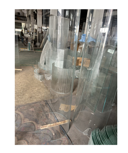 Fabricant chinois de verre trempé transparent courbé/déformé sur mesure pour bâtiments, piscines, balcons, aquariums - Product Image 1