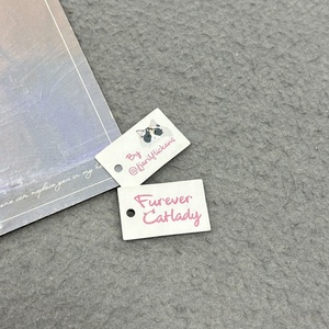 Cá nhân <span class=keywords><strong>Tiny</strong></span> jewelers treo thẻ đồ trang sức treo tag nhãn tùy chỉnh quần áo treo giá thẻ giấy cho quần áo - Product Image 3