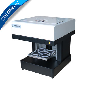 ColorSUN Imprimante alimentaire 3D DIY 4 tasses pour petits gâteaux, café et latte art - Product Image 3