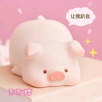 Jouet à presser en forme de cochon Lulu en conserve, à remontée lente, anti-stress, pour acheteurs B2B, produit transfrontalier à succès