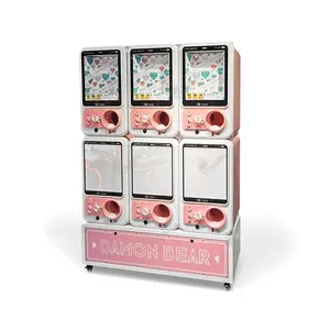 Minimáquina Expendedora de cápsula de juguete con monedas, máquina de video juego personalizable