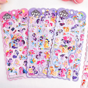 Autocollants en mousse 3D faits à la main authentiques en forme de poney, jouet de dessin animé pour enfants, filles et bébés - Product Image 4