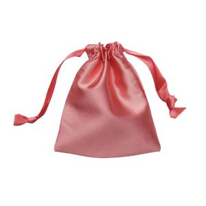 Sac à poussière en satin mat avec cordon de serrage, 15*20cm, avec logo personnalisé, emballage cadeau pour tissu en satin avec finition de marque - Product Image 5