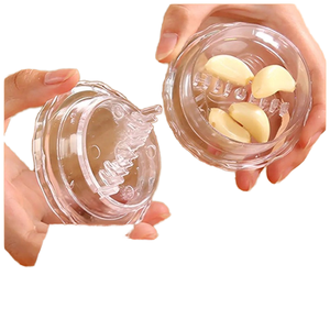 Wholesale Kitchen Good Helper Plastic Hand Grinder Manual Operation <b>Garlic</b> Press PP Material <b>Garlic</b> Paste and Twist <b>Garlic</b> Box - Product Image 1