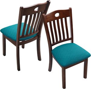Venta al por mayor <span class=keywords><strong>de</strong></span> encargo extraíble Jacquard silla <span class=keywords><strong>fundas</strong></span> lavables antipolvo <span class=keywords><strong>comedor</strong></span> asiento <span class=keywords><strong>Fundas</strong></span> <span class=keywords><strong>de</strong></span> cojín - Product Image 6