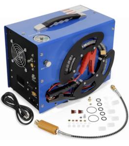 <span class=keywords><strong>Compresseur</strong></span> d'air portable Pcp <span class=keywords><strong>12v</strong></span>/110v/220V Pompe d'arrêt automatique 4500 psi avec adaptateur de transformation intégré pour <span class=keywords><strong>bouteille</strong></span> de <span class=keywords><strong>plongée</strong></span> Paintball - Product Image 1