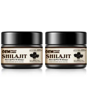 Private Label Shilajit Extract Fulvic Acid Liquid 10g 30g 50g shilajit resin pure himalayan