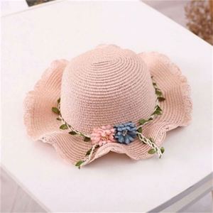 Sombrero de Paja para Bebés y Niñas, Lindo, de Verano, con Dibujos Animados, Suave, Protector Solar, para Viajes Diarios, Playa y Aire Libre - Product Image 5