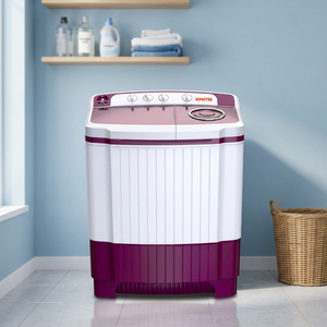 High Quality KIMATSU Twin Tub Automatic <b>Top</b>-<b>Load</b> Electric Washer Electronic 7.1-8.0kg Capacity Household Hotels Cars RVs Plastic - Product Image 3