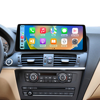 Écran QLED 12,3 pouces à bordure ultra-fine 2400x900 Android 14 pour BMW X3 F25 X4 F26 avec CarPlay sans fil, navigation GPS automatique 4G