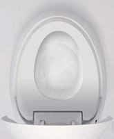 Nouvelle conception de toilette intelligente automatique à capteur automatique, de forme ovale, monobloc, avec bidet électrique