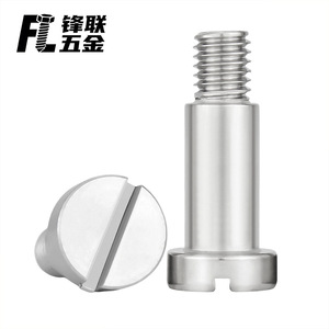 Tornillo de acero inoxidable 304 Fenglian con ranura M2-M8, eje semirroscado, hombro de altura igual, tornillo escalonado GB830 A2-70 - Product Image 3