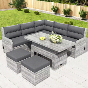 Juego <span class=keywords><strong>de</strong></span> Muebles <span class=keywords><strong>de</strong></span> Jardín Más Vendido, Sofá <span class=keywords><strong>de</strong></span> Ratán <span class=keywords><strong>para</strong></span> Patio, Sofás Seccionales en Forma <span class=keywords><strong>de</strong></span> L <span class=keywords><strong>de</strong></span> Ratán PE <span class=keywords><strong>para</strong></span> Restaurante al Aire Libre con Mesa <span class=keywords><strong>de</strong></span> Té - Product Image 3