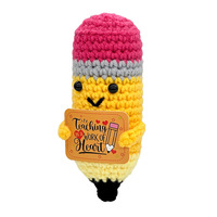 Nouvelle poupée émotionnelle en crochet « Je t'aime » pour anniversaire, Saint-Valentin, soutien émotionnel, inspirante, positive, pour cadeaux