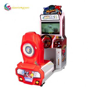 Máquina de Juego de Carreras de Autos Arcade Personalizable que Funciona con Monedas, Simulador con Gabinete Metálico para Centros de Juego, Idioma Inglés, 110V/220V - Product Image 3