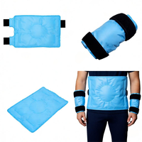 Pack de thérapie chaud et froid en gel réglable et réutilisable avec logo personnalisé pour soulager la douleur au genou, à la cheville, au coude, blessures sportives