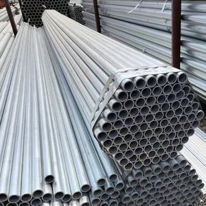 Tuyau en acier rond galvanisé à chaud à bas prix, tube en acier GI, tuyau de structure, au poids réel - Product Image 5