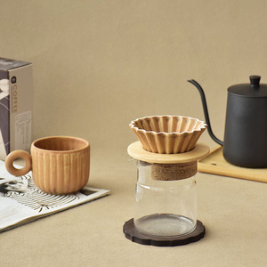 Filtre à café en porcelaine émaillée arc-en-ciel multicolore Origami, filtre à café à dégoulinement manuel à sept couleurs, tasse à gâteau, filtre à café - Product Image 4