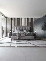 Meubles de chambre à coucher modernes Ensembles de chambre à coucher de luxe Lits en cuir